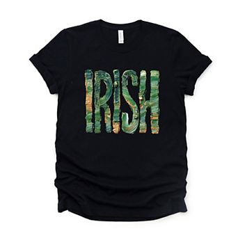 Irish Paint Print - Women's Short Sleeve Graphic T-Shirt