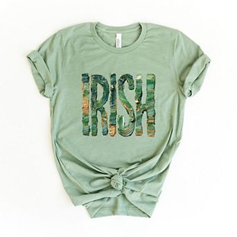 Irish Paint Print - Women's Short Sleeve Graphic T-Shirt