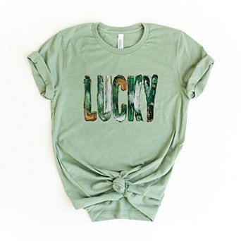 Lucky Paint Print - Women's Short Sleeve Graphic T-Shirt