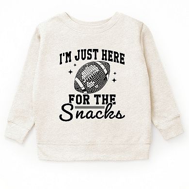 I'm Just Here For The Snacks Disco - Youth Graphic Sweatshirt