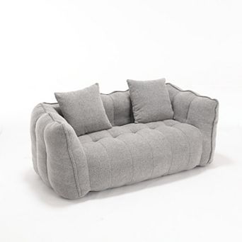 Merax Soft Beanbag Chair With High Resilience Foam Core Loveseat