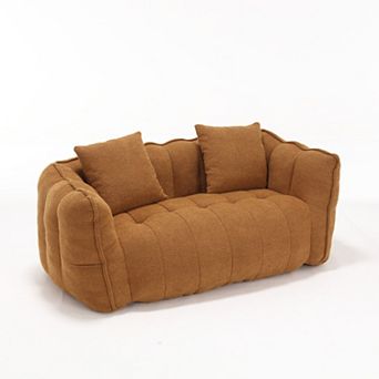 Merax Soft Beanbag Chair With High Resilience Foam Core Loveseat