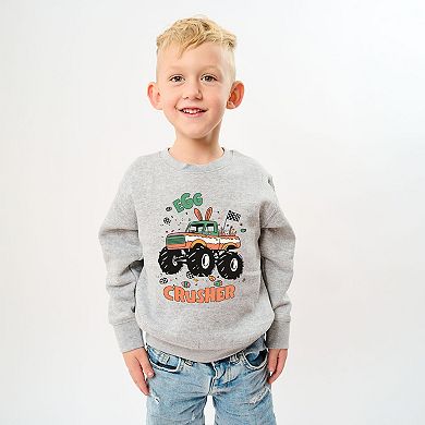 Egg Crusher Monster Truck - Youth Graphic Sweatshirt