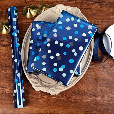 Great Ambitions 4-Pack Gift Wrap Design,17.5" X 180" (15' Ft.) Inch Sheet Wrapping Paper