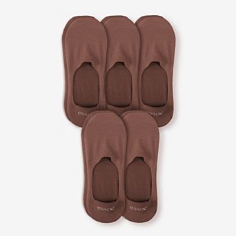 Unisex Cotton No Show Socks 5-Pack