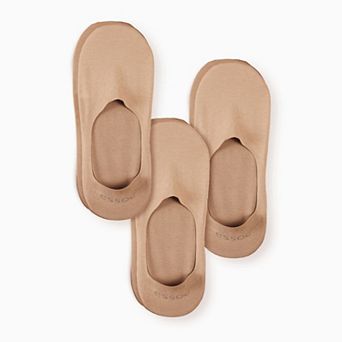 Unisex Cotton No Show Socks 3-Pack