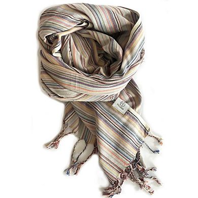 Casablanca Striped Turkish Towel Blanket