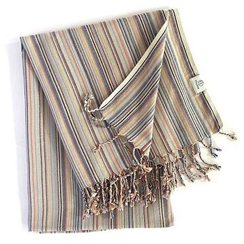 Casablanca Striped Turkish Towel Blanket