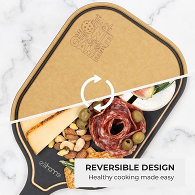 Pickleball Charcuterie Cutting Board Just One More Game
