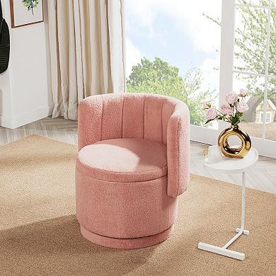 GOODSILO 360 Degree Swivel Sofa Chair with Hidden Storage Compartment