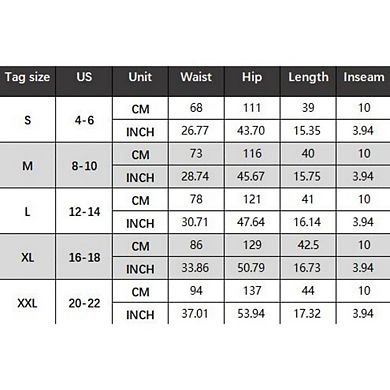 Women's Casual Stretch High Waist Shorts Versatile Wide-Leg Shorts with pockets
