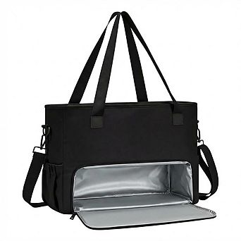 Work Tote Bag, with Insulated Lunch Compartment, Premium Polyester Work Bag for Teachers, Business