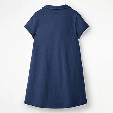 Summer Short Sleeves Horse Racing Cartoon Collar Dress