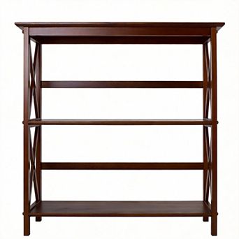 Wooden 3 tier Open Shelf Bookcase