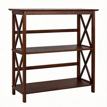 Wooden 3 tier Open Shelf Bookcase