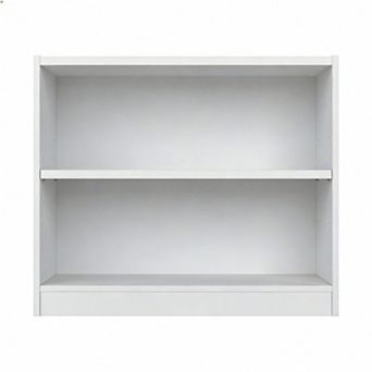 Universal Low 2 Shelf Bookcase Storage Display