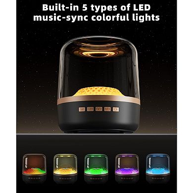 Bluetooth Speaker Sound Lights, Portable Wireless, Long-lasting battery life, TWS Pairing,