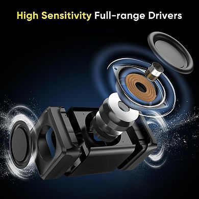 All-Weather Outdoor Speakers: Rust-Proof, Waterproof, High Bass, Easy Installation