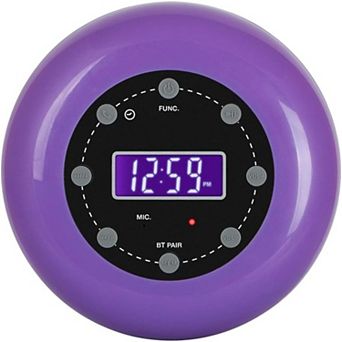 Shower Clock Radio, PLL FM Radio, Bluetooth with Hand-Free Function, LCD Display