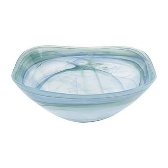 Alabaster Glass Centerpiece Decorative Bowl