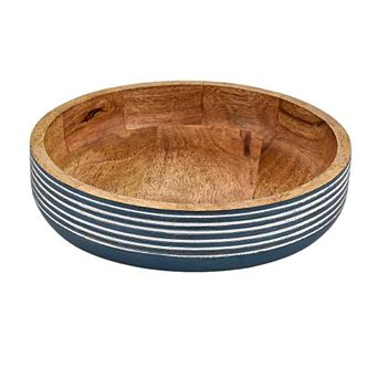Mango Wood Table Centerpiece Decorative Bowl