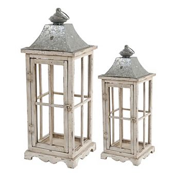 Wooden Candle Lantern Decorative Lantern Holder Decor for Outdoor, Home Garden Wedding