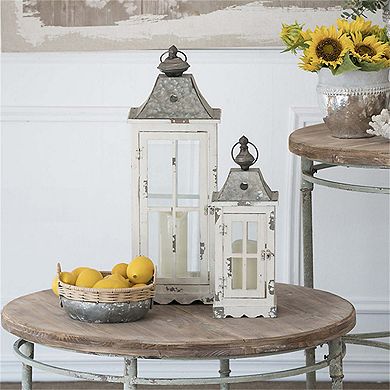 Wooden Candle Lantern Decorative Lantern Holder Decor for Outdoor, Home Garden Wedding