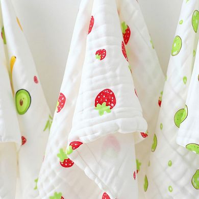 3 Pack Fruit Print Kitchen Towels Lightweight Absorbent Reusable Dish Towels for Everyday Cleaning