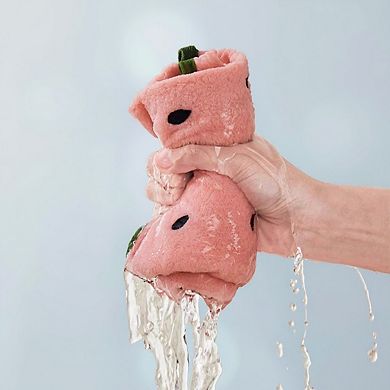 Novelty Hanging Kitchen Cleaning Towel Soft Absorbent Reusable Microfiber Dish and Hand Towel