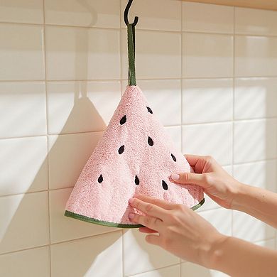 Novelty Hanging Kitchen Cleaning Towel Soft Absorbent Reusable Microfiber Dish and Hand Towel