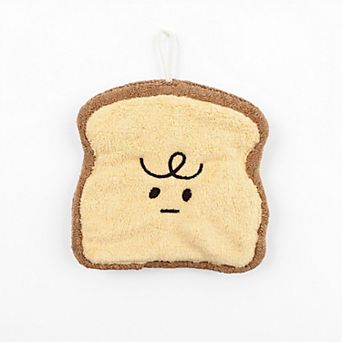 Croissant Shaped Plush Kitchen Sponge Soft Absorbent Reusable Dish Cleaning Sponge