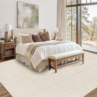Modern Washable Area Rug Rug for Bedroom Non-Slip Soft Indoor Floor Rug Carpet for Living Room
