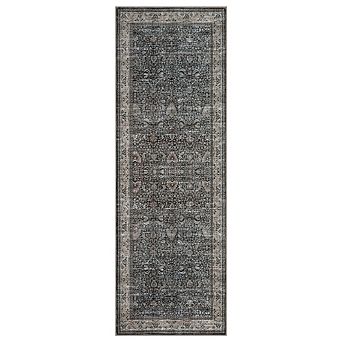 Area Rugs, Washable Rugs for Living Room, Vintage Boho, Durable Low Pile Non-Slip Area Rug