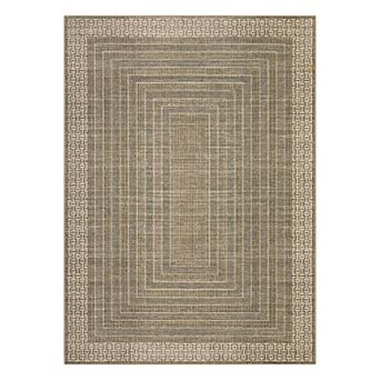 Area Rugs, Washable Rugs for Living Room, Vintage Boho, Durable Low Pile Non-Slip Area Rug