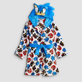Boys 4-10 Sonic The Hedgehog Hooded Robe