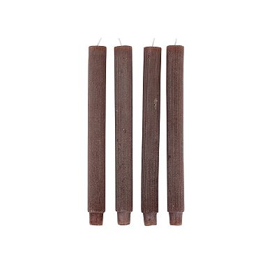 Hello Honey Unscented Pleated Taper Candles in Box, Set of 12