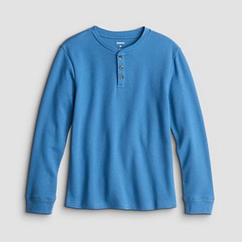 Boys 8-20 Sonoma Goods For Life® Adaptive Long Sleeve Thermal Henley Shirt