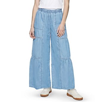 Juniors' madden girl Wide Leg Tiered Pants