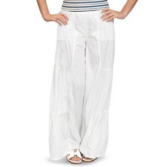 Juniors' madden girl Wide Leg Tiered Pants