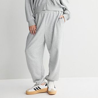 Juniors' Plus Size SO® Foldover Fleece Jogger Pants