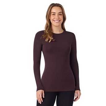Women's Cuddl Duds® Softwear Long Sleeve Crewneck Layering Top