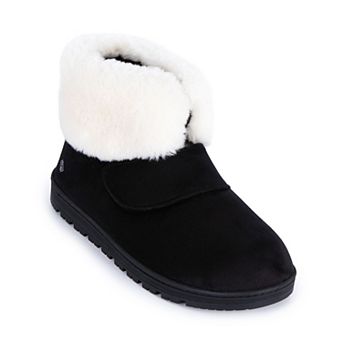Women's isotoner Memory Foam Adjustable Strap Bootie Slippers