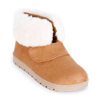 Women's isotoner Memory Foam Adjustable Strap Bootie Slippers