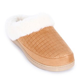Women's isotoner Basketweave Microsuede Clog Slippers With Arch Support
