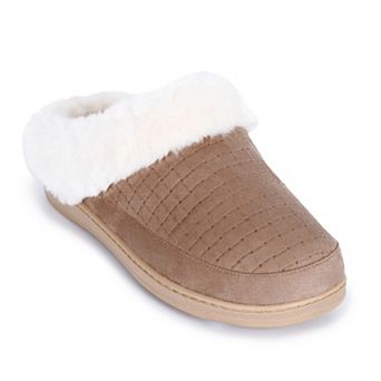 Women's isotoner Basketweave Microsuede Clog Slippers With Arch Support