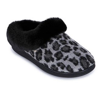 Women's isotoner Clog Slippers With Arch Support & Faux Fur Lining