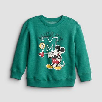 Baby & Toddler Boy Jumping Beans® Disney's Mickey Mouse Fleece Crew Graphic Pullover