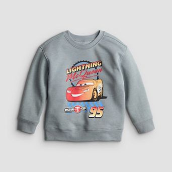 Baby & Toddler Boy Jumping Beans® Disney / Pixar's Lightning McQueen Fleece Crew Graphic Pullover