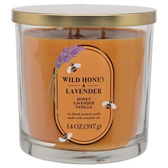 Sonoma Goods For Life® Wild Honey & Lavender 14-oz. Soy Blend Candle