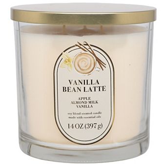 Sonoma Goods For Life® Vanilla Bean Latte 14-oz. Soy Blend Candle